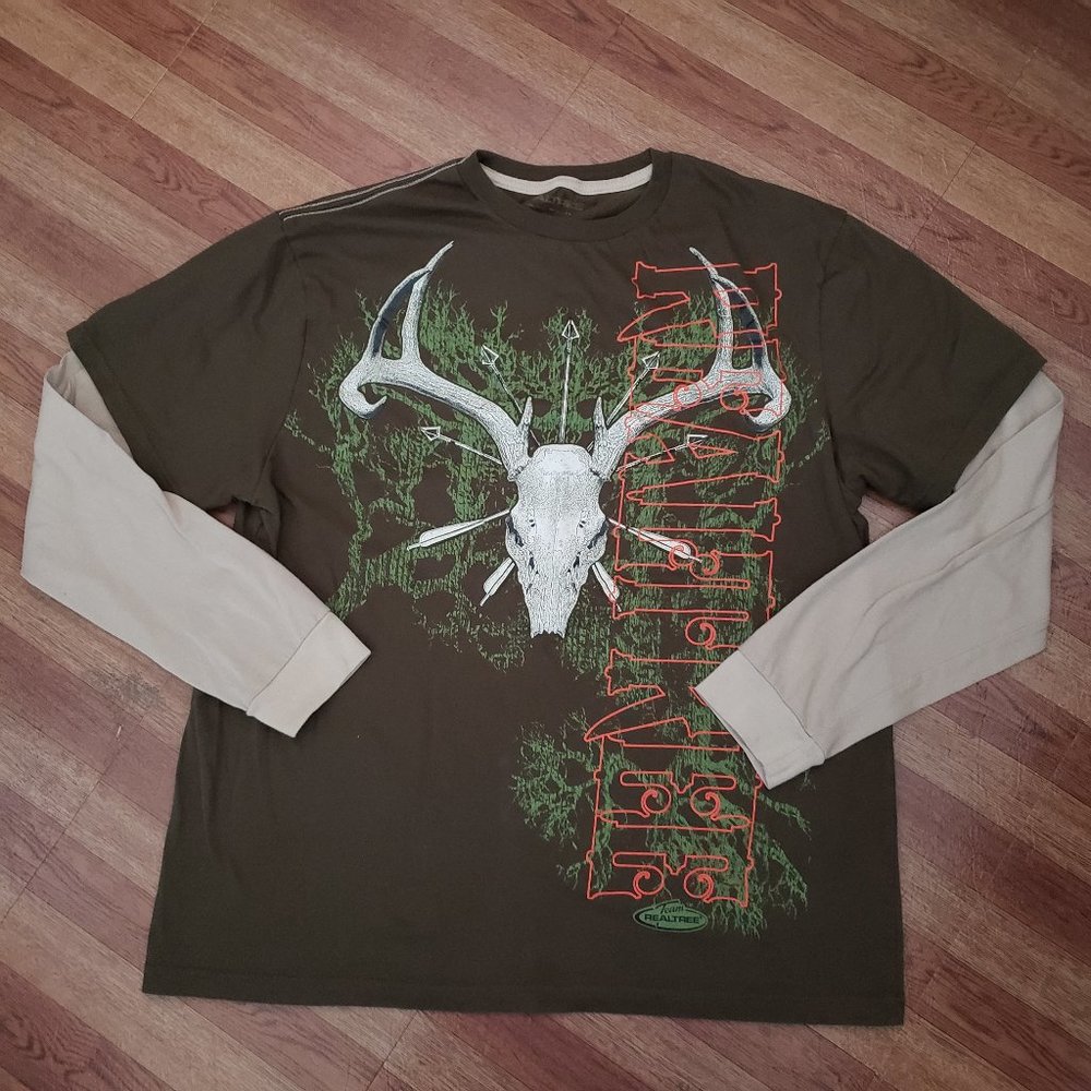 Realtree graphic long sleeve tee